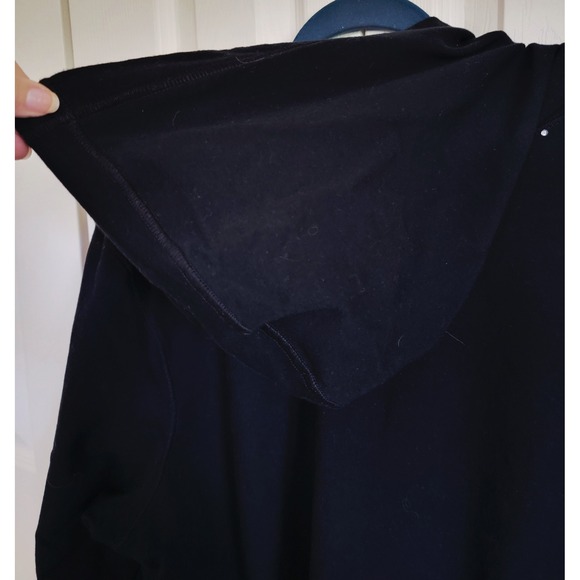 Onque Woman 3X Black Rhinestone Embellished Zip Up Hoodie‎ Plus Size - Picture 9 of 10